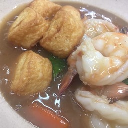 เต้าหู้น้ำแดงใส่กุง