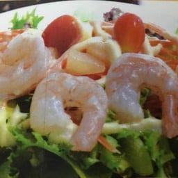 สลัดกุ้งลวก