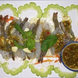 กุ้งแช่น้ำปลา
