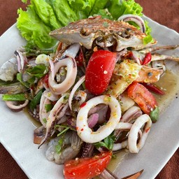 ยำน้ำซีฟู๊ดทะเลรวม สุก ดิบ