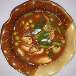 แกงป่าปลาเห็ดโคน