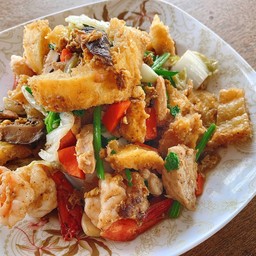 กระเพาะปลา ผัดแห้ง