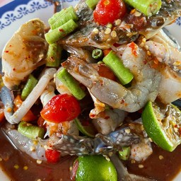 ตำเหลากุ้ง-ปูม้า สด