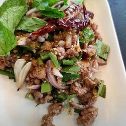 ลาบเนื้อสุก