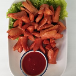 ไส้กรอกทอด
