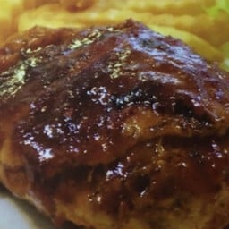 สเต็กไก่บาร์บีคิว