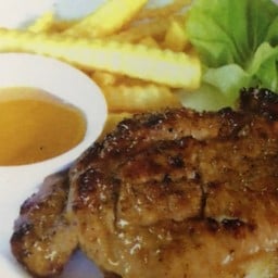 สเต็กหมูฮันนี่