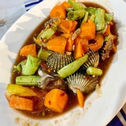 ตำหอยแครง