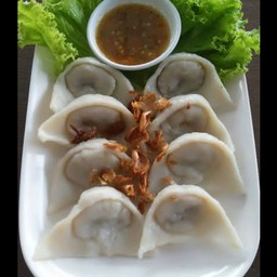 เกี๊ยวปลาลวกจิ้มชุดใหญ่