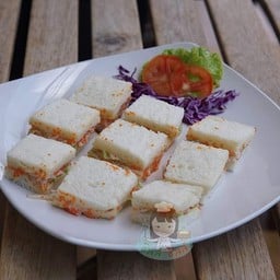 แซนวิชปูอัดไข่กุ้ง