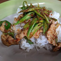 ข้สวผัดพริกแกงหมู