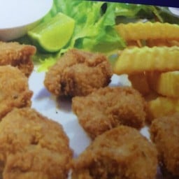 สเต็กกุ้งทอด