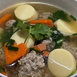 ต้มขืดเต้าหู้หมูสับ