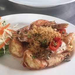 กุ้งผัดพริกเกลือ     S