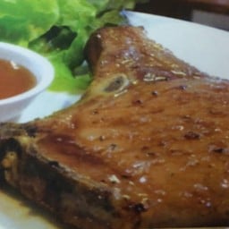 พอร์คชอพฮันนี่ซอสน้ำผึ้ง