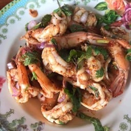 น้องเจ เมี่ยงแซ่บ กุ้งแช่น้ำปลา