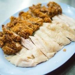 ไก่สับผสม (ต้ม+ทอด)