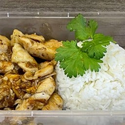 ข้าวไก่กระเทียม
