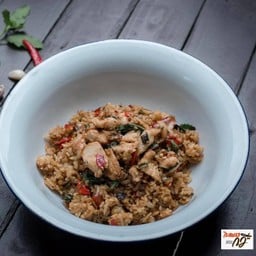 ข้าวคลุก ไก่ชิ้น