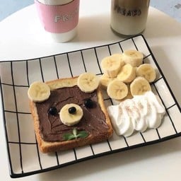 ขนมปังปิ้งนูเทลลา