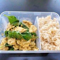 เขียวหวานไก่ผัดแห้ง (คลีน)