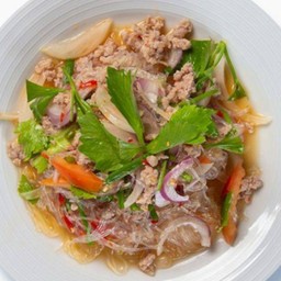 ยำวุ้นเส้นหมูสับ