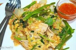 สุกี้แห้งไก่
