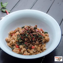 ข้าวคลุก เนื้อสับ