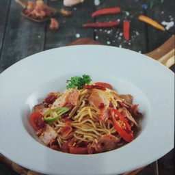 สปาเก็ตตี้พริกเเห้ง