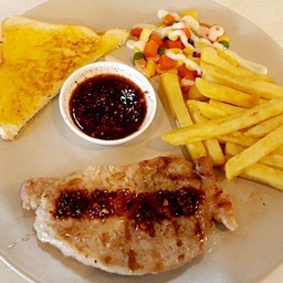 สเต็กไก่ซอสจิ้มแจ่ว(เพิ่มความเผ็ชในตัวคุณค่ะ)