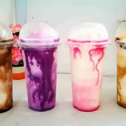 น้ำปั่นเข้มข้น ตาสีตาสา หน้าวัด กกม้วงชี