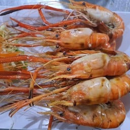 กุ้งใหญ่ (กุ้งก้ามกราม) เผา1โล