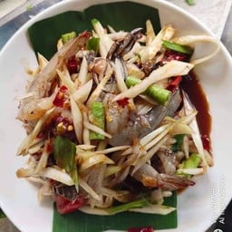ตำกุ้งสด