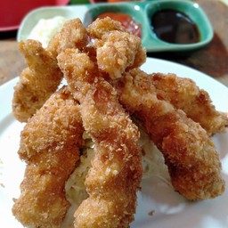 กุ้งทอดชุบเกล็ดขนมปัง