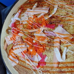 พริกเผา ปูอัด ไส้กรอก แฮม ไข่ปลา