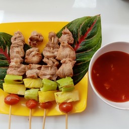 ปิ่งย่าง บาร์บีคิว หมู ไก่ เนื้อ