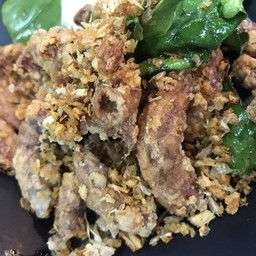 ไส้อ่อนทอดกระเทียม