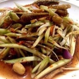 ตำมะม่วงปลากรอบ