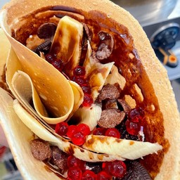 เครปญี่ปุ่นกล้วยหอม,เยลลี่,โอรีโอ้,โกโก้ครั้นช์,ชอคโกแลต