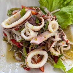 ยำน้ำซีฟู๊ดปลาหมึก