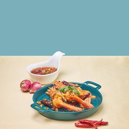 กุ้งทอดซอสมะขาม
