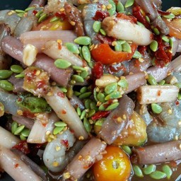 เกาเหลากุ้งสดสายบัว