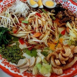 ตำถาดปูปลาร้าชุดเล็ก