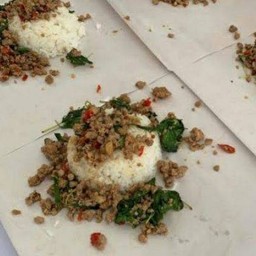 กะเพราไก่สับรับทำข้าวกล่อง