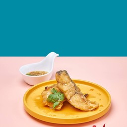 ปลากระพงทอดน้ำปลา