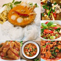 ขนมจีน&แกงป่าเต็มพุง