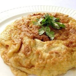 ข้าวไข่เจียวไก่สับ