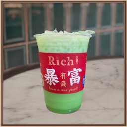 นมมรกต|Green milk|绿牛奶(แก้ว)