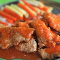 หมูอบซอสฮ่องกง