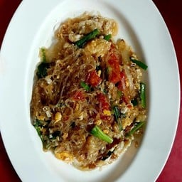 วุ้นเส้นผัดไข่